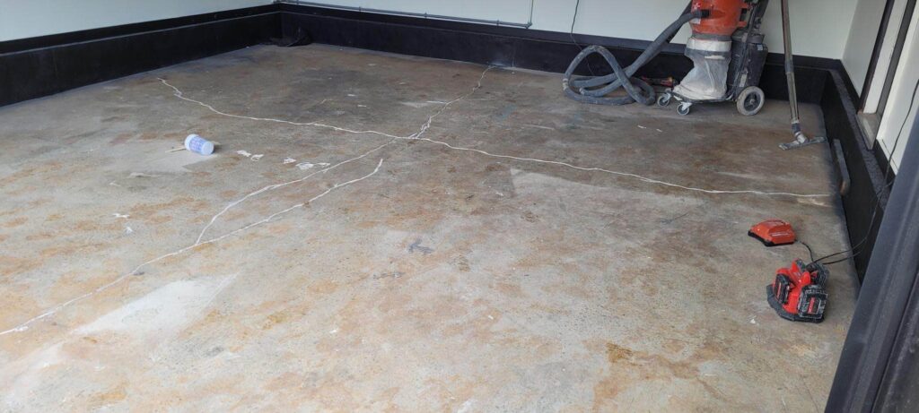 Old Garage Floor