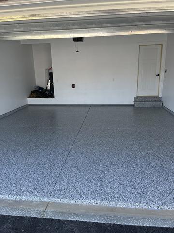 Garage Floor Coating Post Concrete Repair