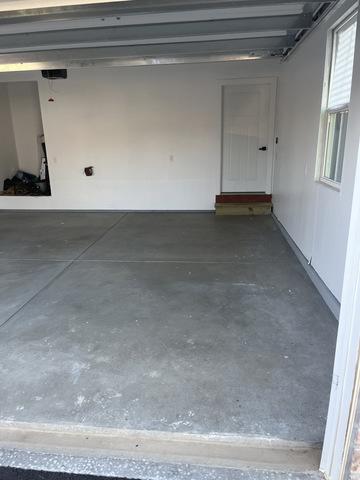 Bare Concrete Floor before Concrete Coating