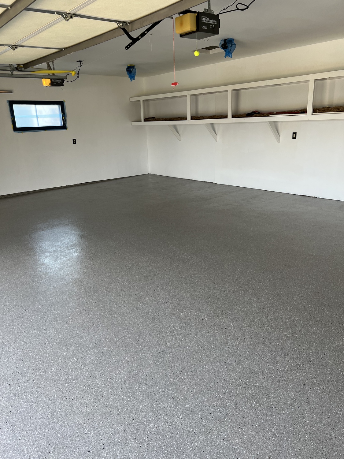 New gray concrete coating