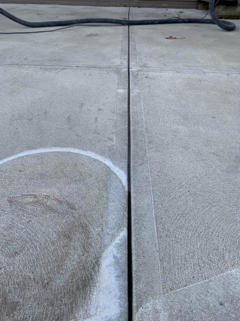 Patio without coating