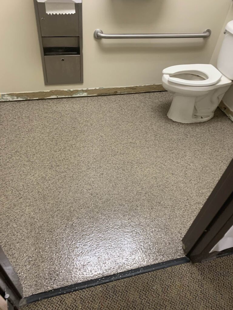 Commercial Bathroom Floor Remodel