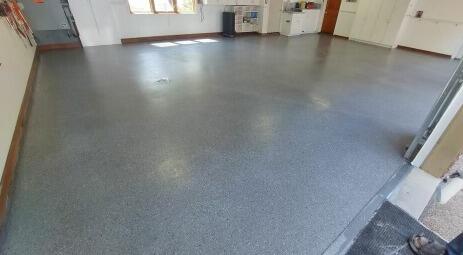 Polyaspartic floor coating